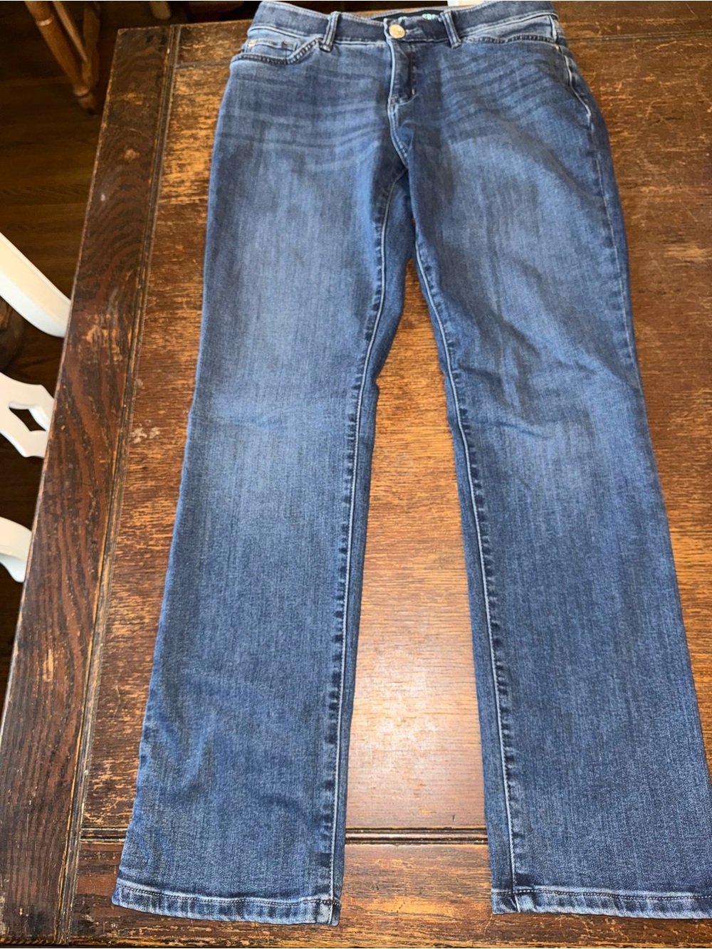 EUC Lee Total Freedom Size 4 Medium Jeans Stretch Comfort Waistband